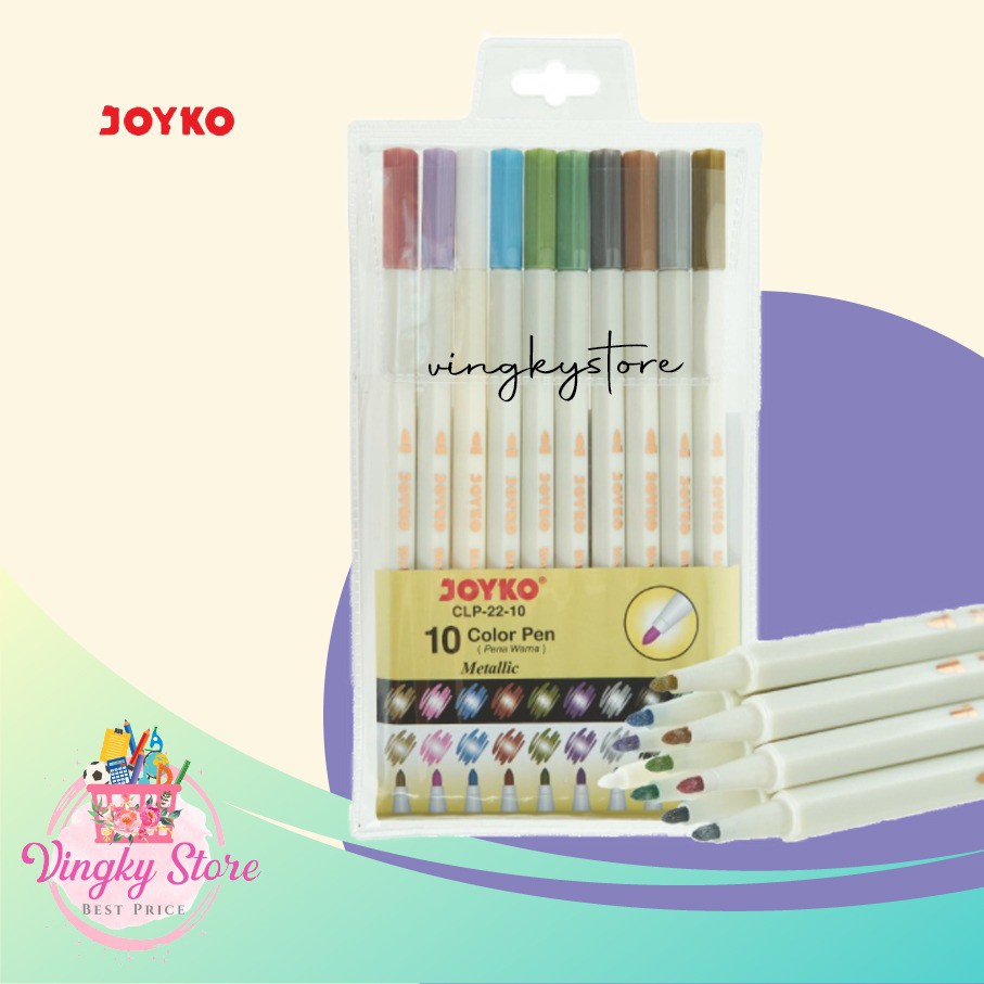 

Color Pen CLP-22-10 Joyko 10 Warna