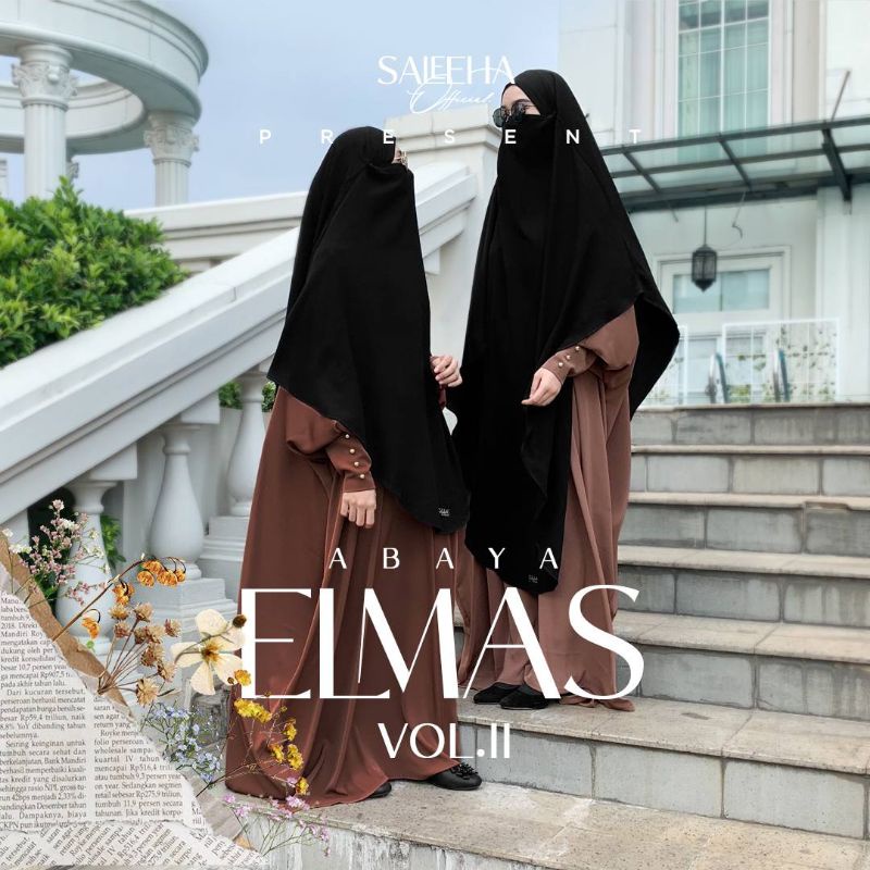 ELMAS Vol 2 abaya & French Khimar by Saleeha