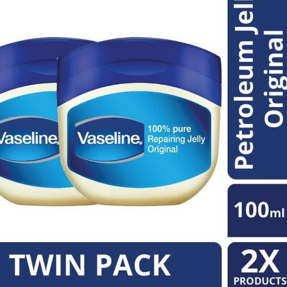 AHL Vaseline Petroleum Jelly Original 100Ml Twin Pack .