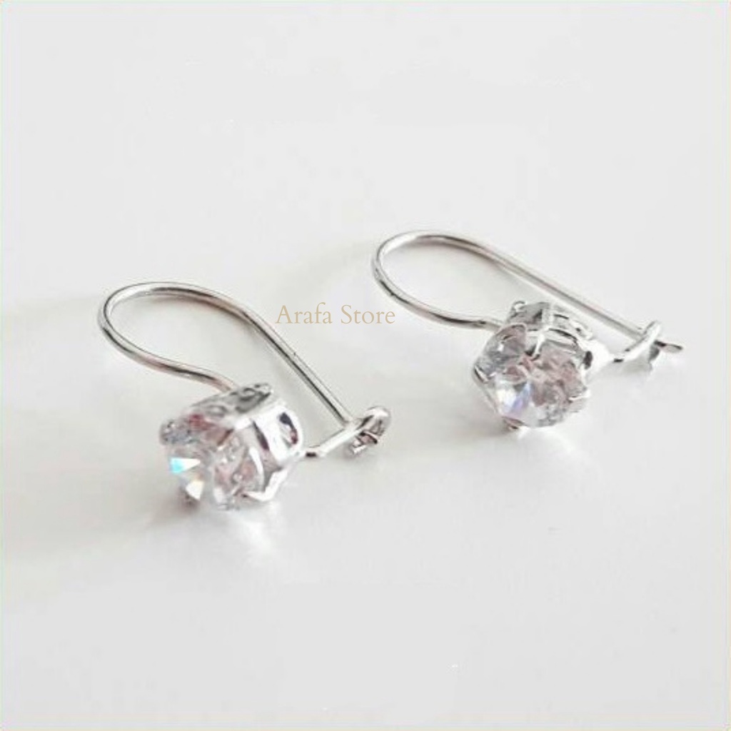 Anting Desy Anti Karat - Anting Tusuk - Anting Clip Permata - Anting Fashion Wanita - Anting Anak