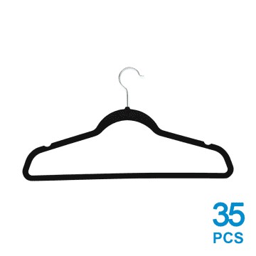 INFORMA VELVET NOTCH Set Hanger Plastik Slim Velvet Notch