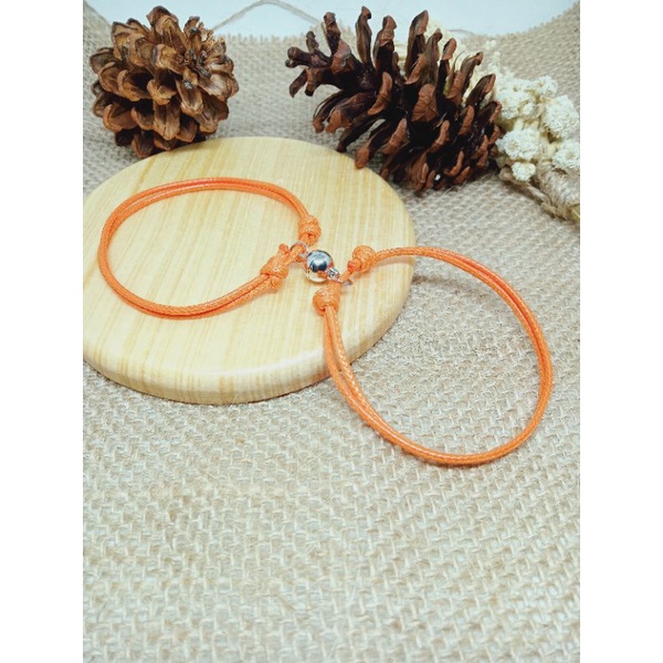 gelang couple magnet warna 1 pasang (2 gelang).