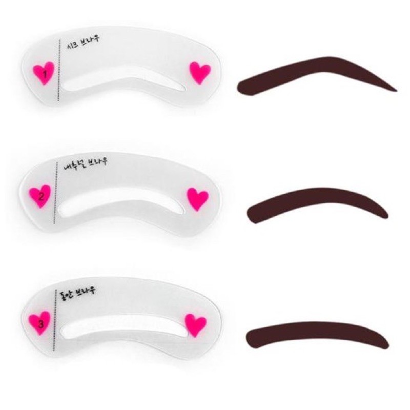 `ღ´ PHINKL `ღ´ Etude house mini brow class per set isi 3 bentuk alis sesuai wajah korea beauty tools alat unik