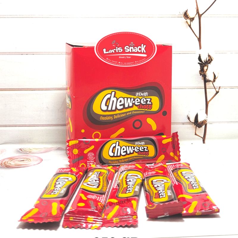 

Delfi Choco Coklat Cheweez Chew-eez Long 12gr (1 pack isi 20 pcs)