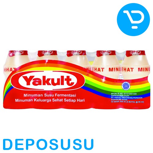 

YAKULT isi 5x65ml (Minuman Susu Probiotik)