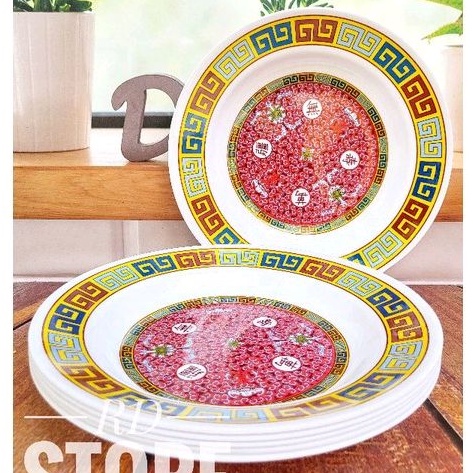 PROMO 3.PCS PIRING MAKAN MOTIF MELAMINE MEISING