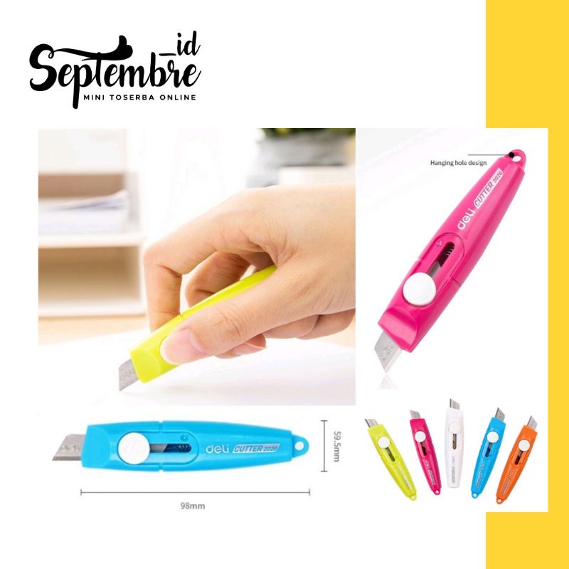 

Deli Mini Cutter Model Panjang Cutter Lucu Cutter Deli