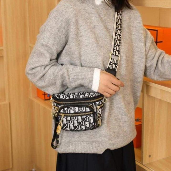 Top Produk.. BEST SELLER aneka tas selempang mini zebra leopard sling import motif