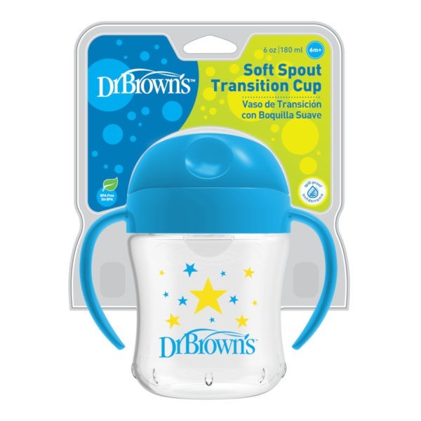 Dr.Brown's TC61001 Soft Spout Transition Cup180ml 6m+ | Botol Minum