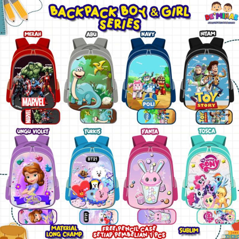 

Backpack Boy & Girl Series