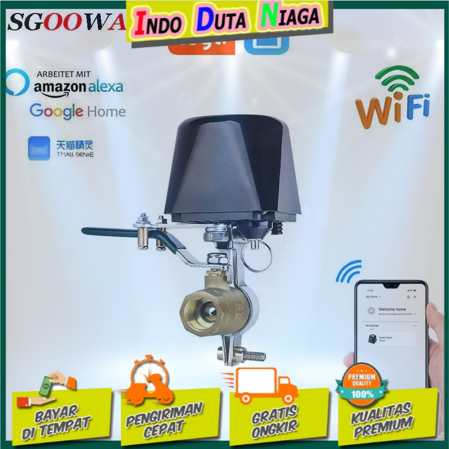 Tuya Pengatur Gas Pintar Smart WiFi Control Water Valve Gas Controller