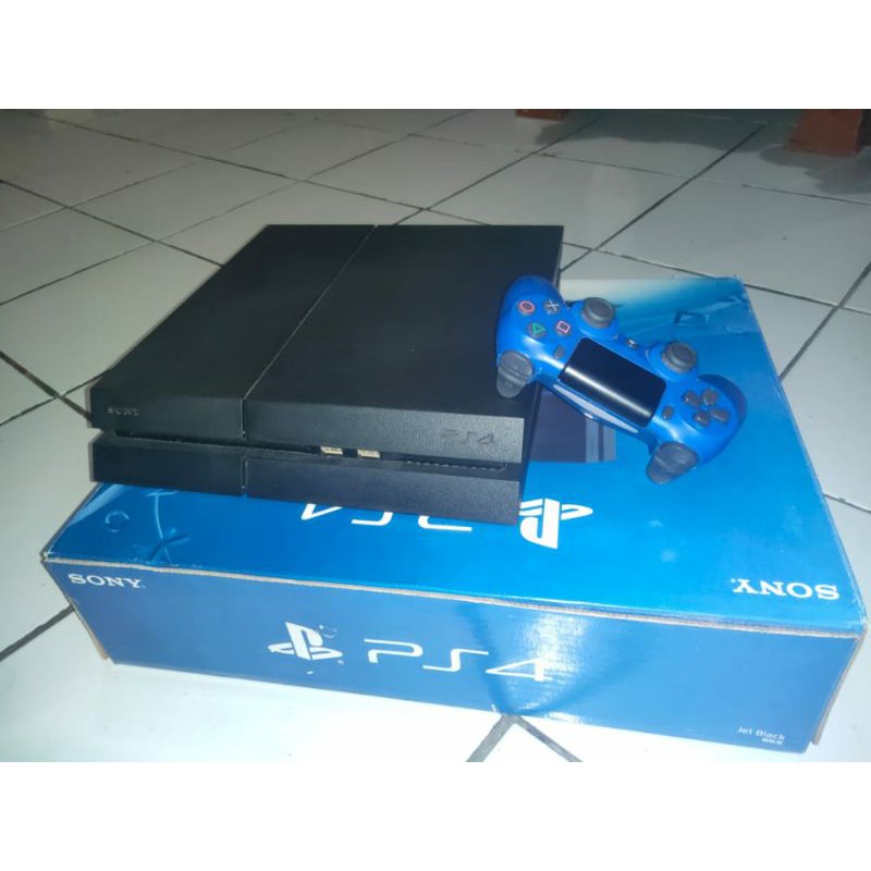 PS 4 fat hdd 500GB hen 6.72 (bekas) no minus