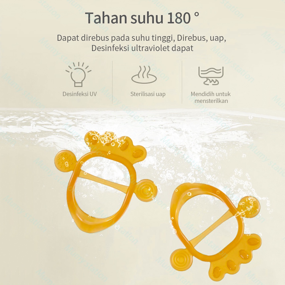 Mumystation  Teether bayi BPA free mainan gigitan bayi Bentuk Gelang