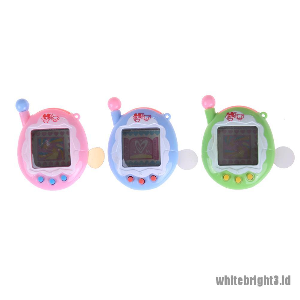 (white3) Mainan Edukasi Tamagotchi Hewan Peliharaan Virtual