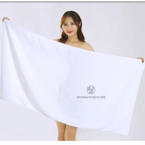 Handuk Mandi Handuk Dewasa Unisex Handuk Hotel Handuk 70X140cm Putih Handuk Katun Perlengkapan Kamar Mandi Berkualitas Daya Serap Tinggi dan Lembut Handuk Murah Terlaris