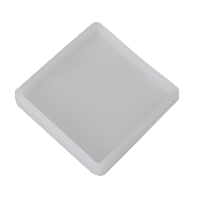 SIY  Silicone Mold Square Polymer Clay Base Board Mirror DIY Jewelry Epoxy Resin Craft Making Handmade Molds Geometric Tools