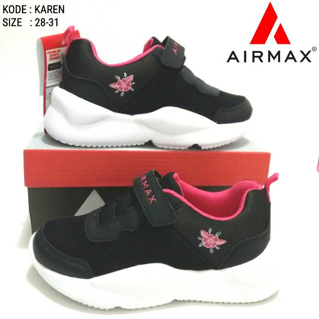 SEPATU SEKOLAH ANAK PEREMPUAN AIRMAX KAREN 28-31 MURAH TERBARU