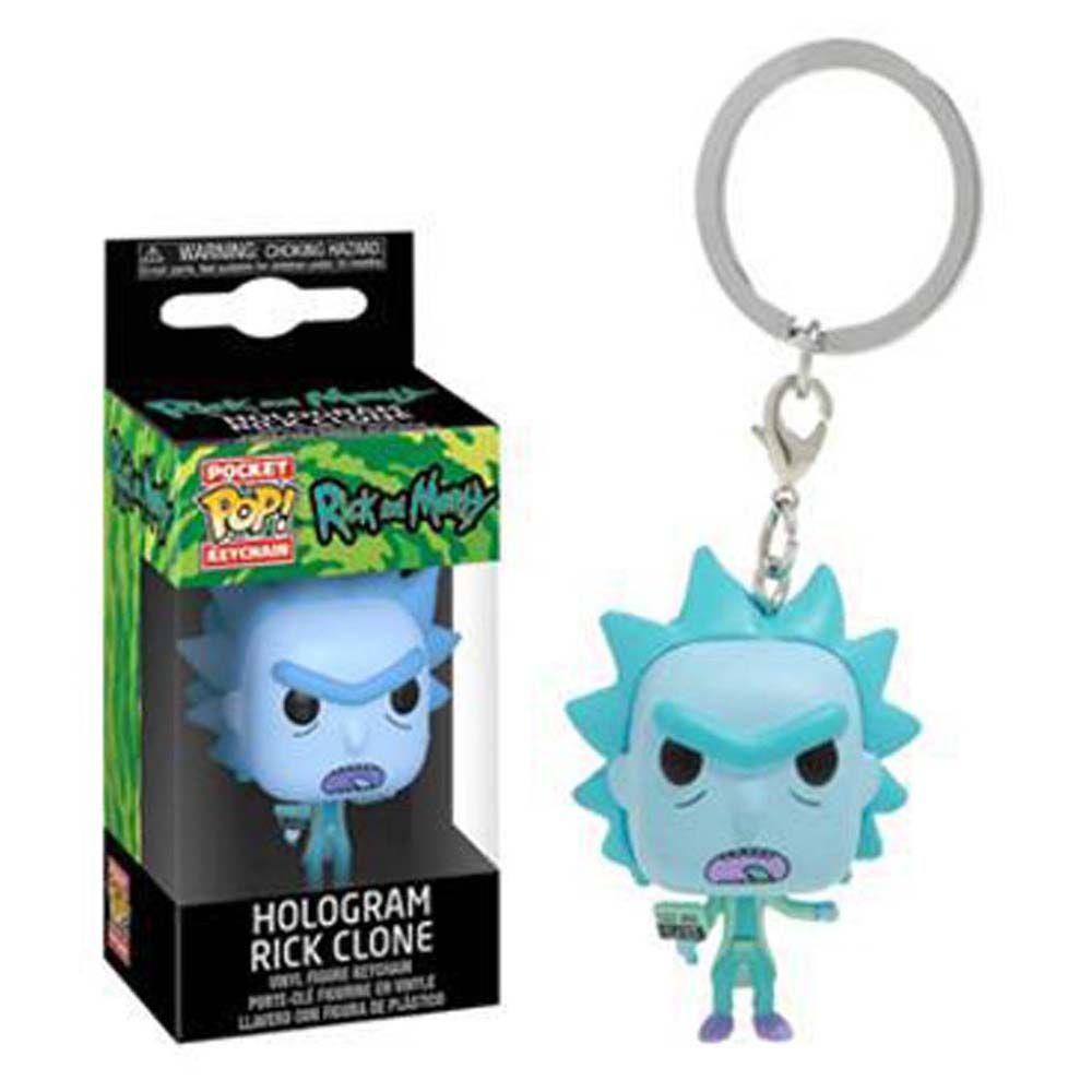 Needway Rick And Morty Collection Hadiah Anak 5 cm Animasi Peripheral Morty Action Figure Liontin Perhiasan Gantungan Kunci