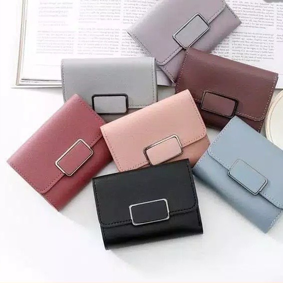 Dompet Wanita Retro Paragraf Pendek Dompet Wanita Import PGM PM09