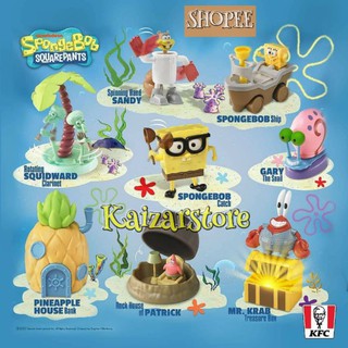  Mainan  Spongebob  Squarepants  KFC  2022 Chaki Meals Mcd 