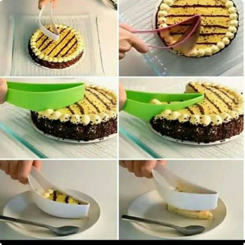 ⭐️ Jendela Kosmetik ⭐️ Cake Server / Alat Pemotong Dan Pengangkat Kue / Pemotong Kue / Alat Pemotong Kue