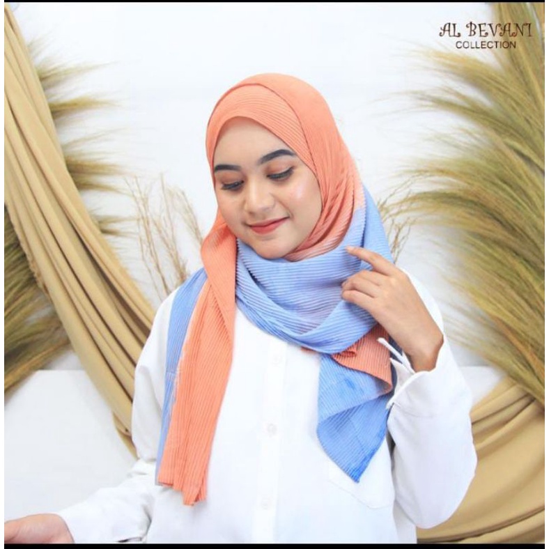 KERUDUNG  PASHMINA PLISKET RAINBOW