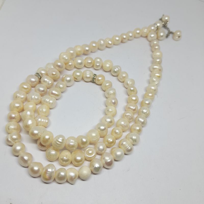 TASBIH MUTIARA 99BUTIR 8MM ASLI ORIGINAL