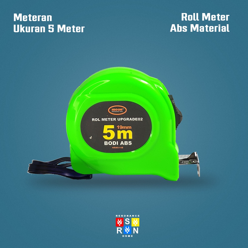 Meteran 5 Meter Stabilo Premium / Measuring Tape Roll Resonance Home