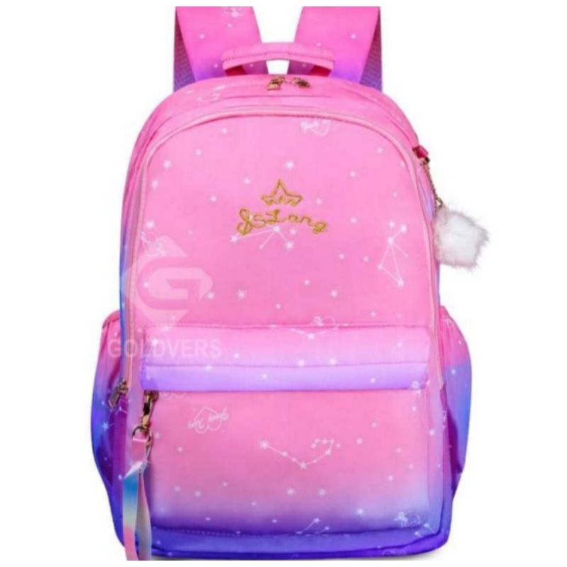 Cod TAS ALTO - TAS RANSEL ALTO ANAK PEREMPUAN SILVER GIRL - TAS PELANGI RAINBOW