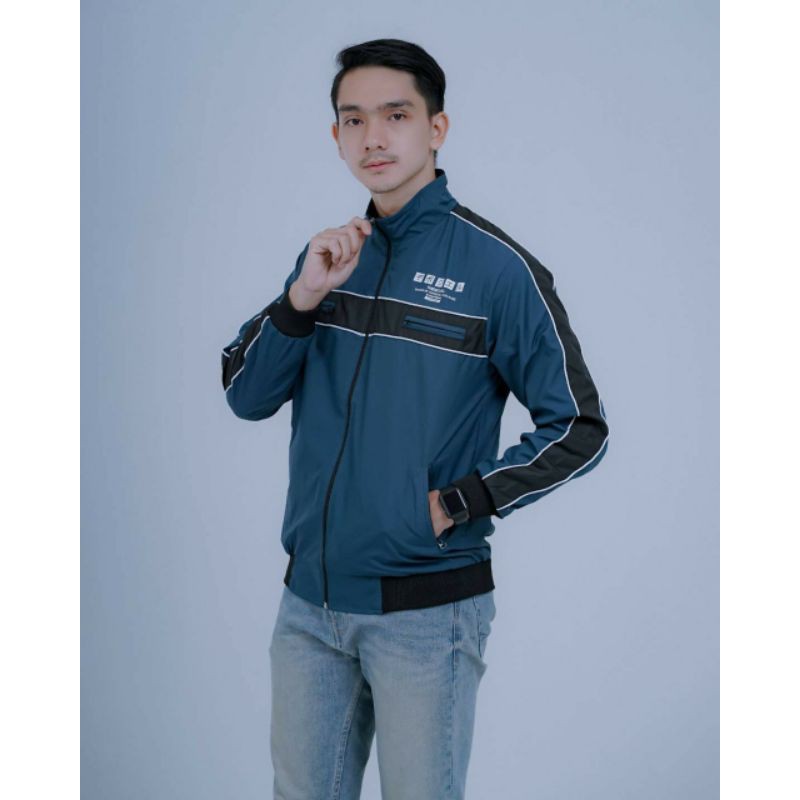 Jaket Pria Nautic Bomber - Jaket Motor - Jaket Parasut Taslan Wateeproof