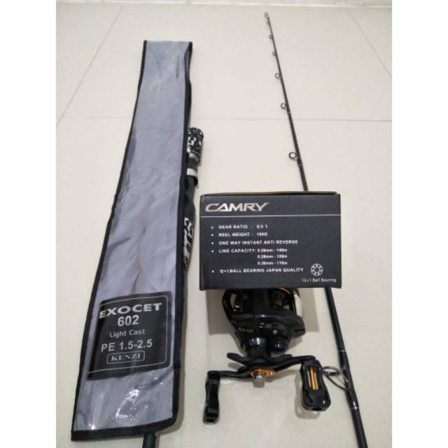 Set pancing BC KENZI EXOCET 602 karbon solid