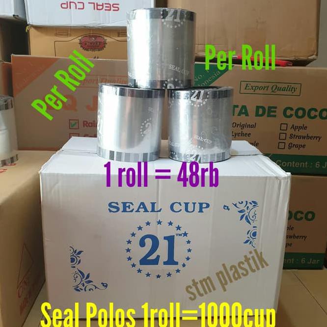 Plastik Seal Cup Polos/Roll Plastik Bening/Tutup Mesin Cup Sealer '