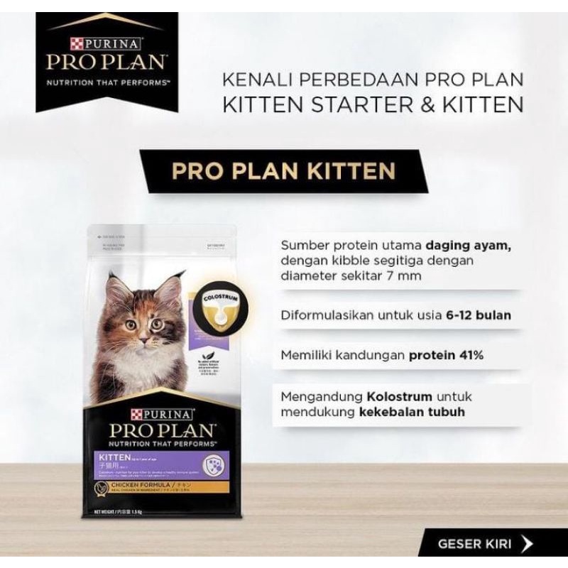 PROPLAN KITTEN 1KG REPACK CHICKEN FORMULA