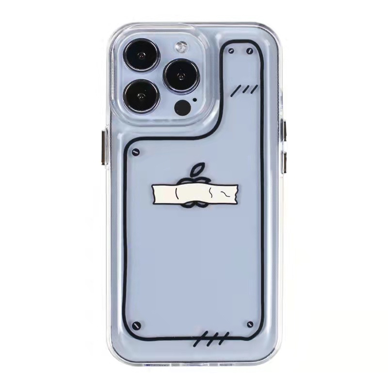 Case Pelindung Bahan Akrilik Tpu Transparan Untuk iPhone 13 Pro 13prm 11 7Plus 8Plus Xr XS 13 12 Pro Max