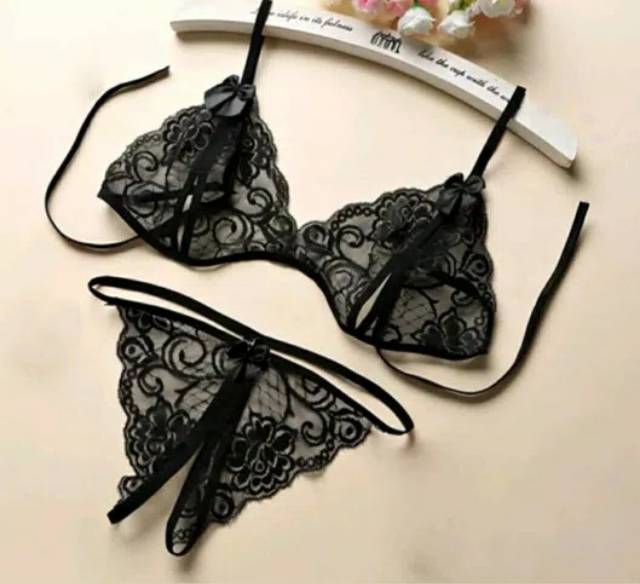 Hot Deals Sexy Lingerie Bra Dan G String Set /Lingeria Pakain Dalam Wanita Murah