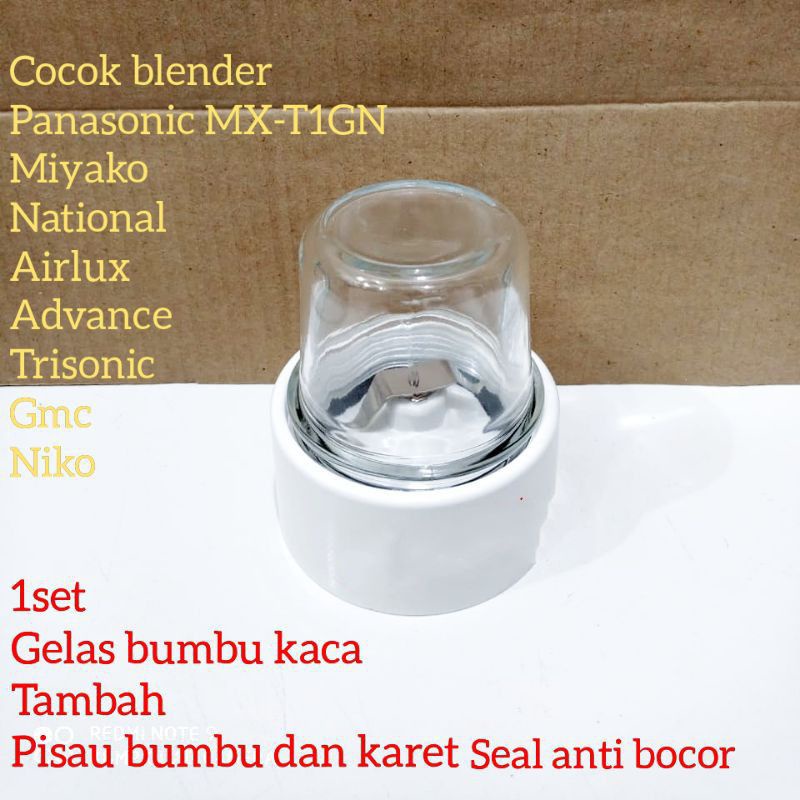 Gelas Chopper , Coper , Blender, Mounting Pisau Bumbu , Min Miyako