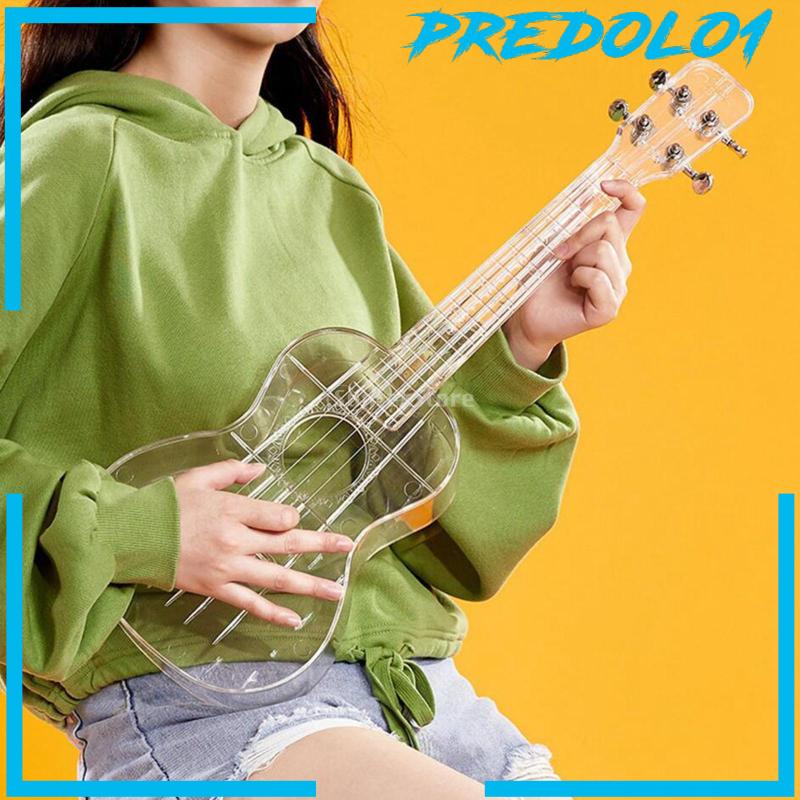 (Predolo1) Ukulele Transparan Untuk Pemula / Anak-Anak