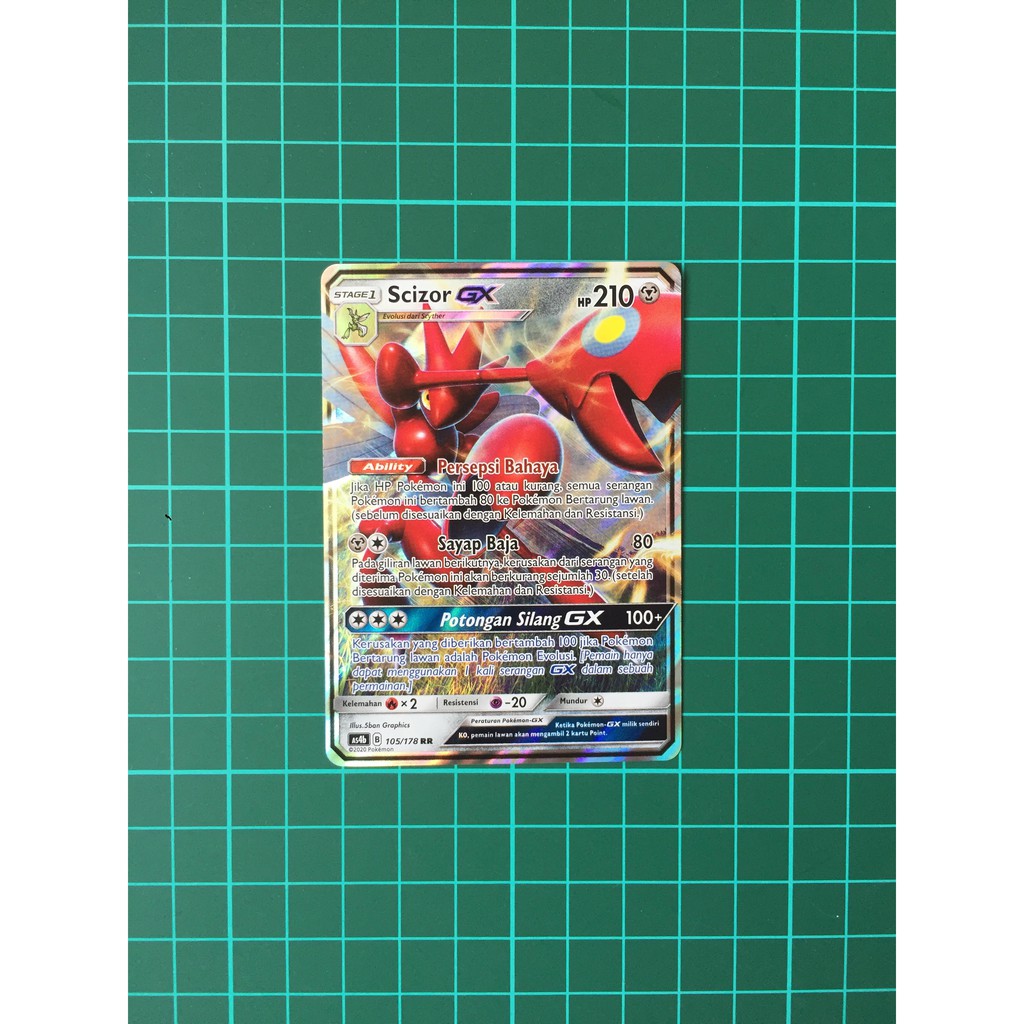 Scizor GX RR Kartu Pokemon TCG Indonesia