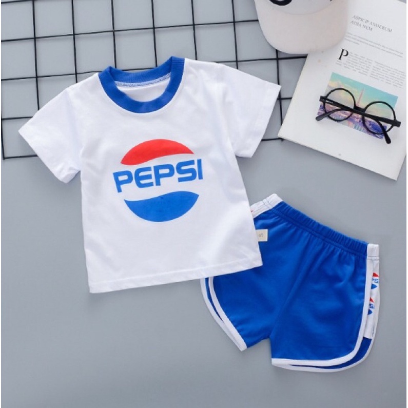 pepsi set (setelan anak pepsi)