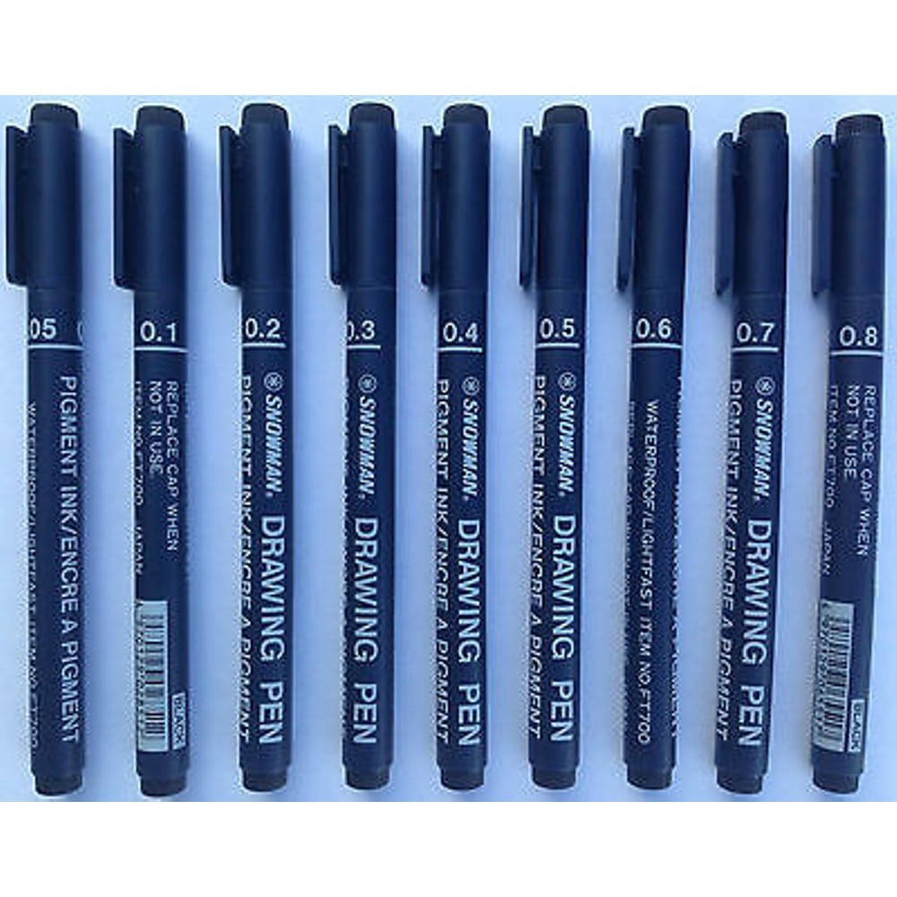 Jual Drawing Pen Snowman FT700 / Pulpen kaligrafi snowman / spidol