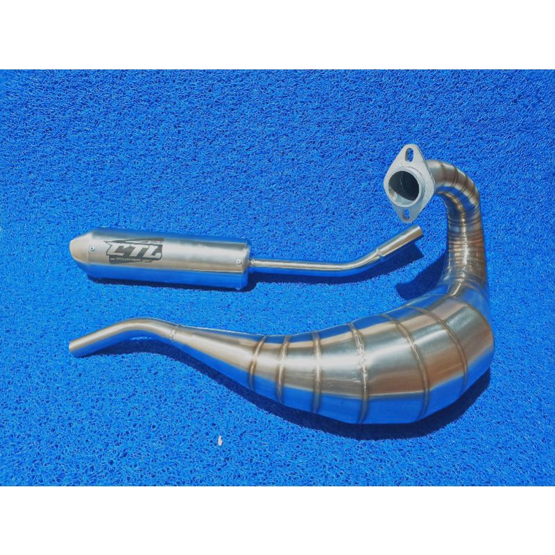 KNALPOT NINJA TRAIL STAINLESS PNP RANGKA KTM/KLX/ORIGINAL