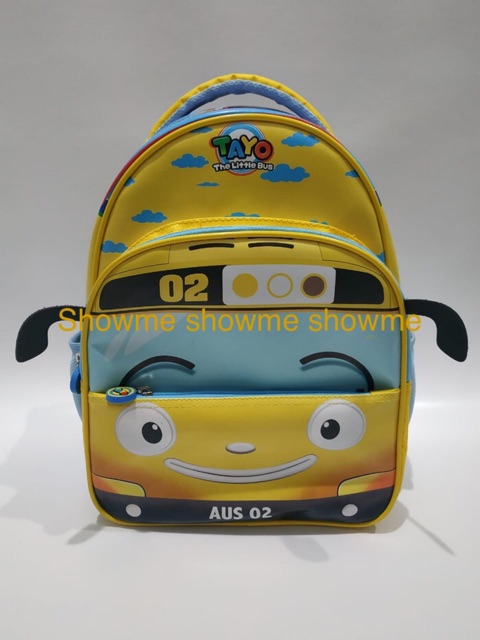 Showme promo tas ransel anak sekolah PAUD / TK / 13 INCH/ 33 CM 3D BUS IMUT IMUT