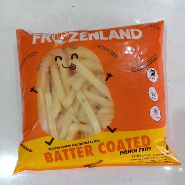 

FROZENLAND batter coated kentang keju 500gr