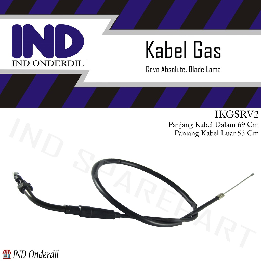 Kabel/Tali Gas Revo Absolute 110 &amp; Blade Lama-Old