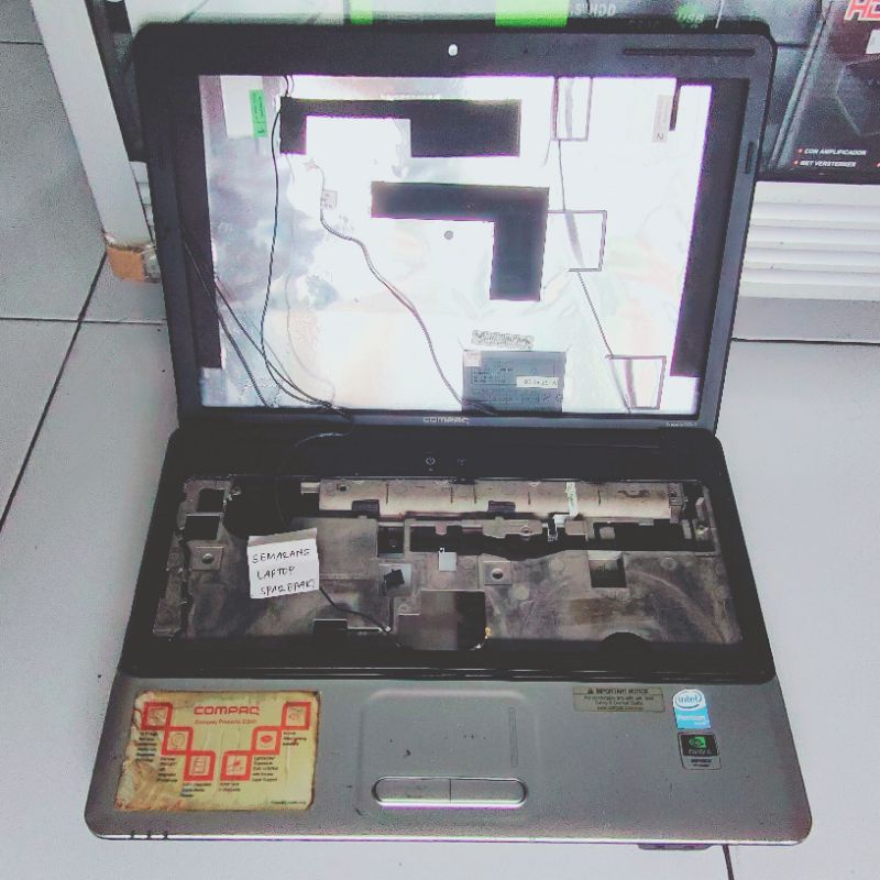 CASING COMPAQ CQ40 CQ41 Cq 40 41 Kesing Atas Bawah Topcase Bottomcase Lcd Laptop