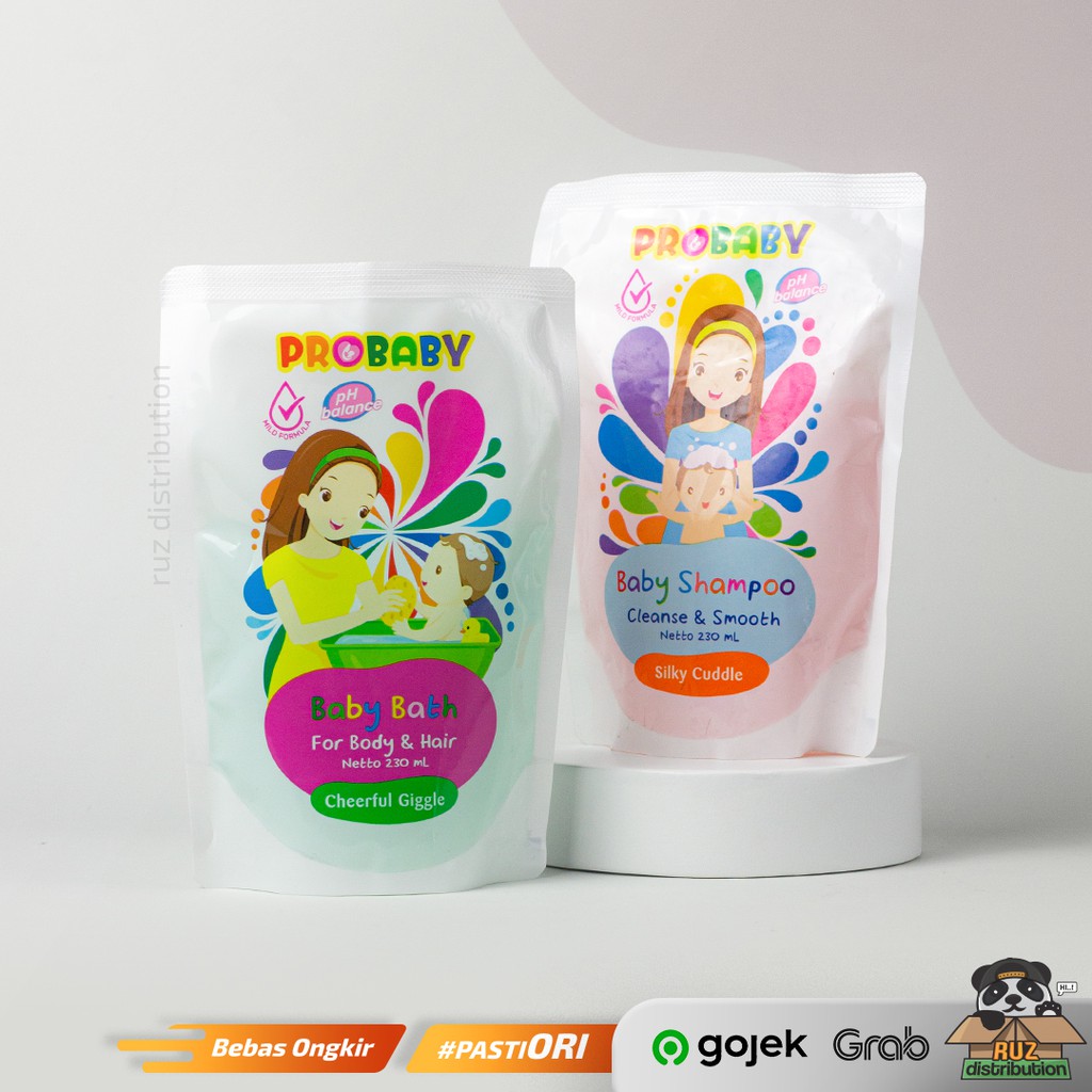 Probaby Baby Shampoo - Pro Baby Shampoo Refill 230ML - Shampo Bayi