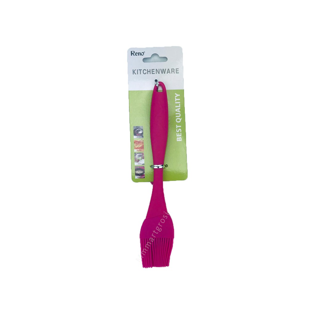 Reno / Silicon Basting Brush+Plastik Handle / Pink&amp;kuning