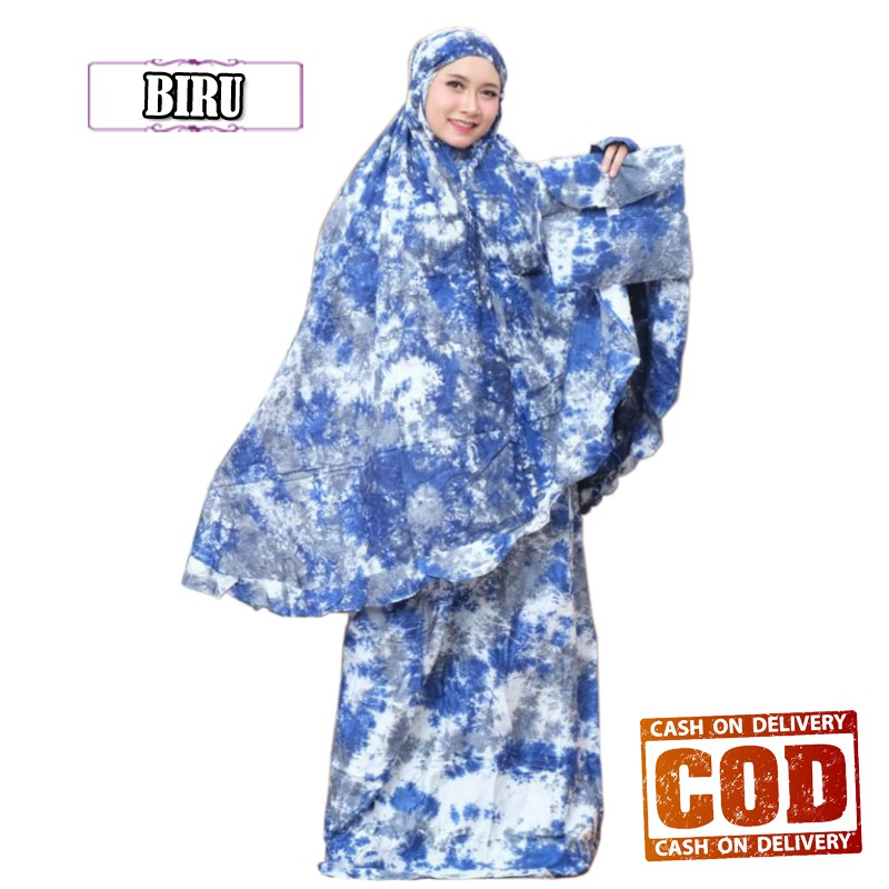 Mukena Dewasa Motif Corak Mukenah Bali Jumbo Mukena Rayon Janger Mukena Tiedye Original Premium