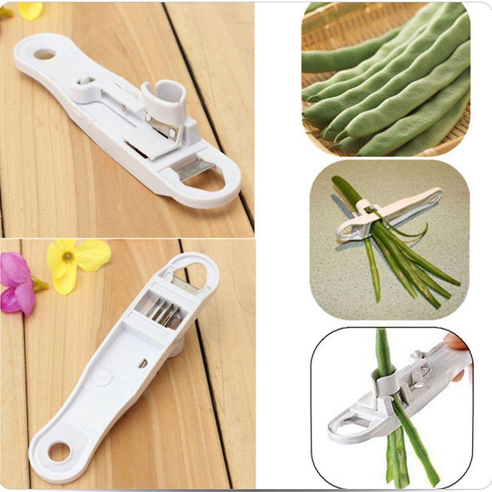 Solighter Bean Slicer Home Nyaman Plastik Runner Pengupas Kacang