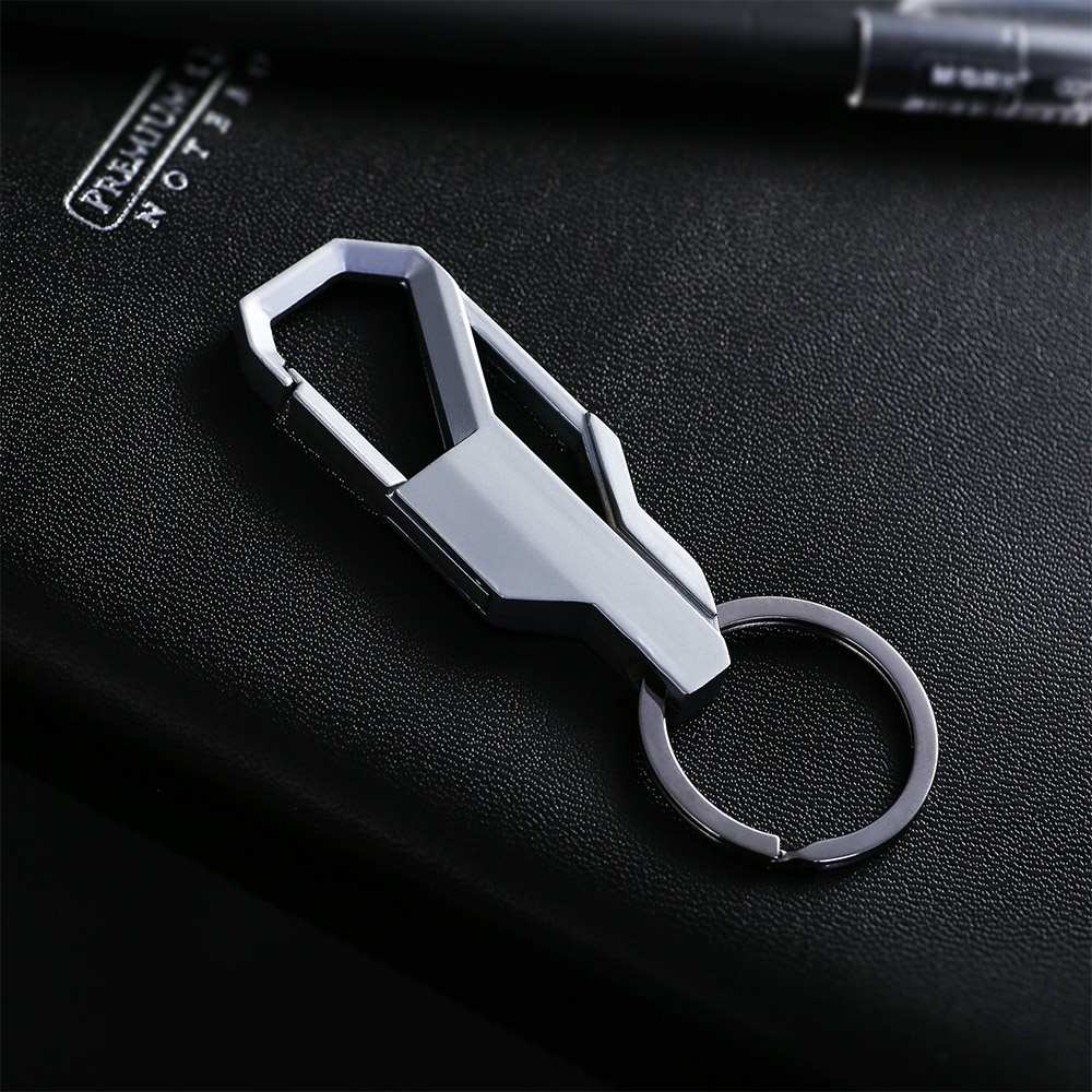 1Piece keychain keyring carabiner gantungan kunci motor dan mobil stainles Gantungan Kunci Logam Remote Mobil Motor Logam Paduan Kreatif